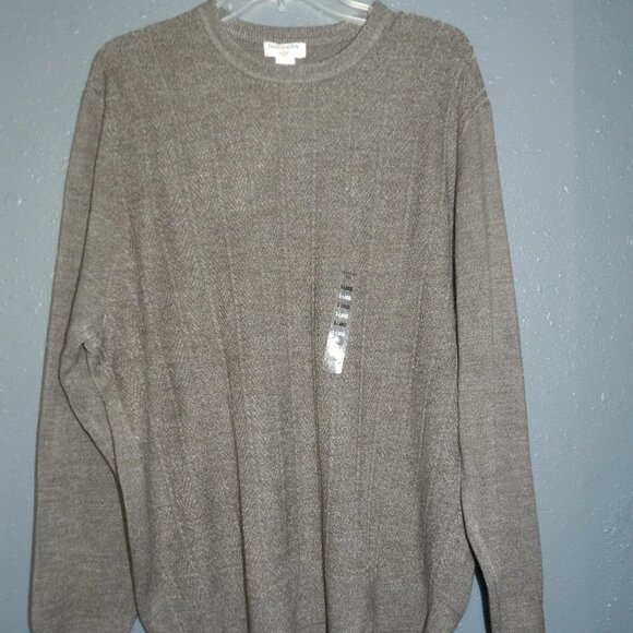 Dockers Mens New With Tag Brownish Greyish Comfort Touch Winter Sweater Size XL - Picture 1 of 6